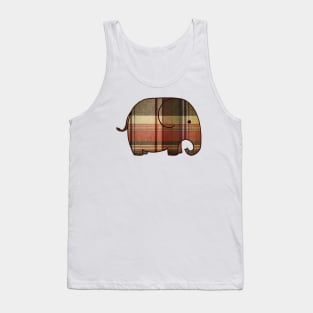 Plaid Elephant Tank Top